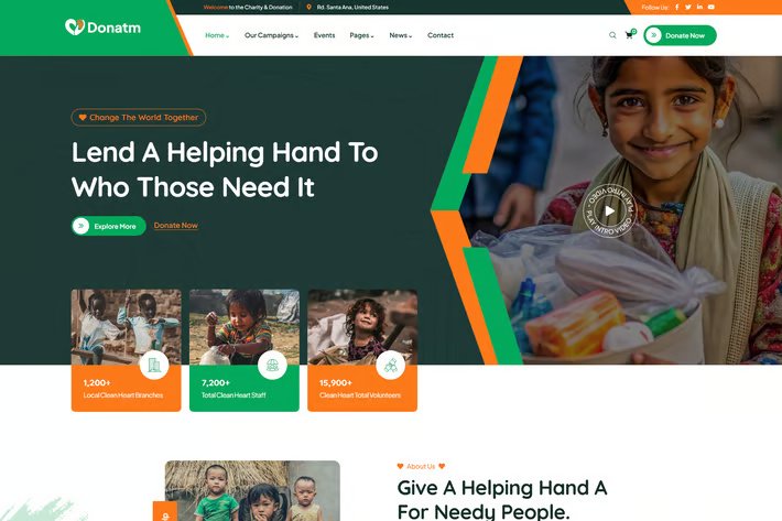 Donation-Non-Profit Company Website